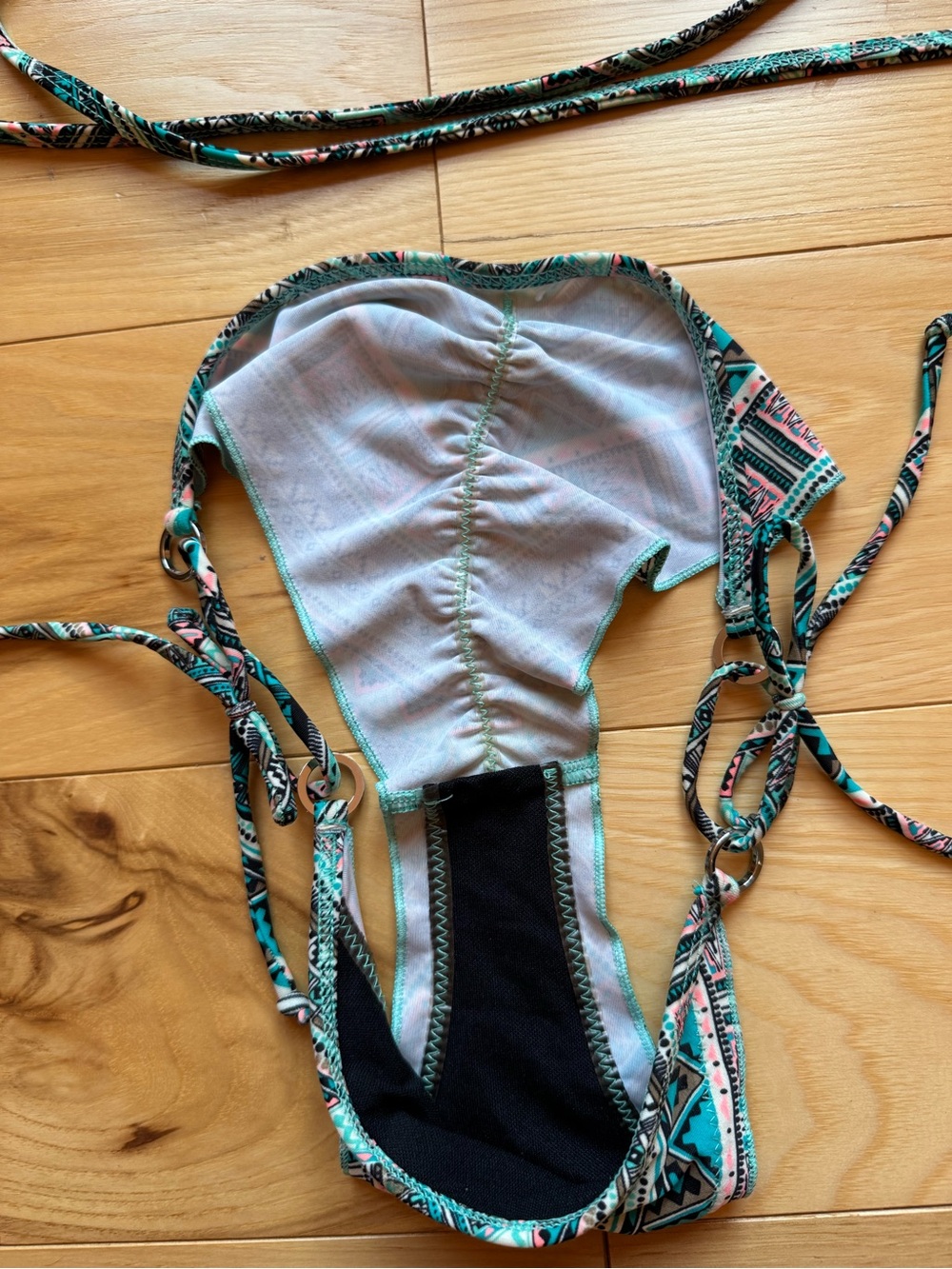 Turquoise bikini - Picture 2 of 3
